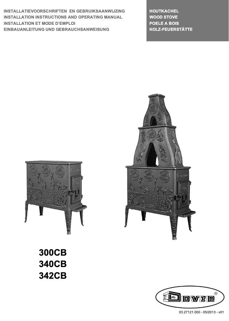 Page n°1 - Manuel utilisateur Dovre 340CB