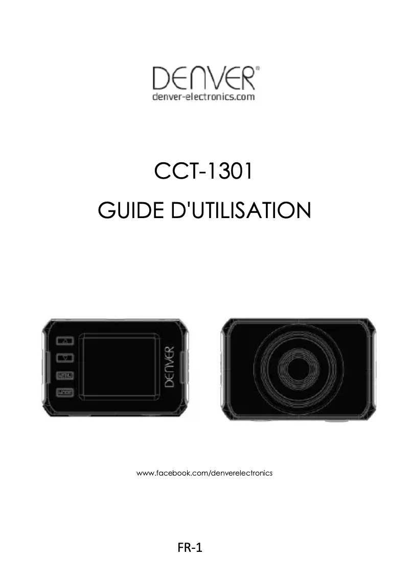 Page n°1 - Manuel utilisateur Denver CCT-1301