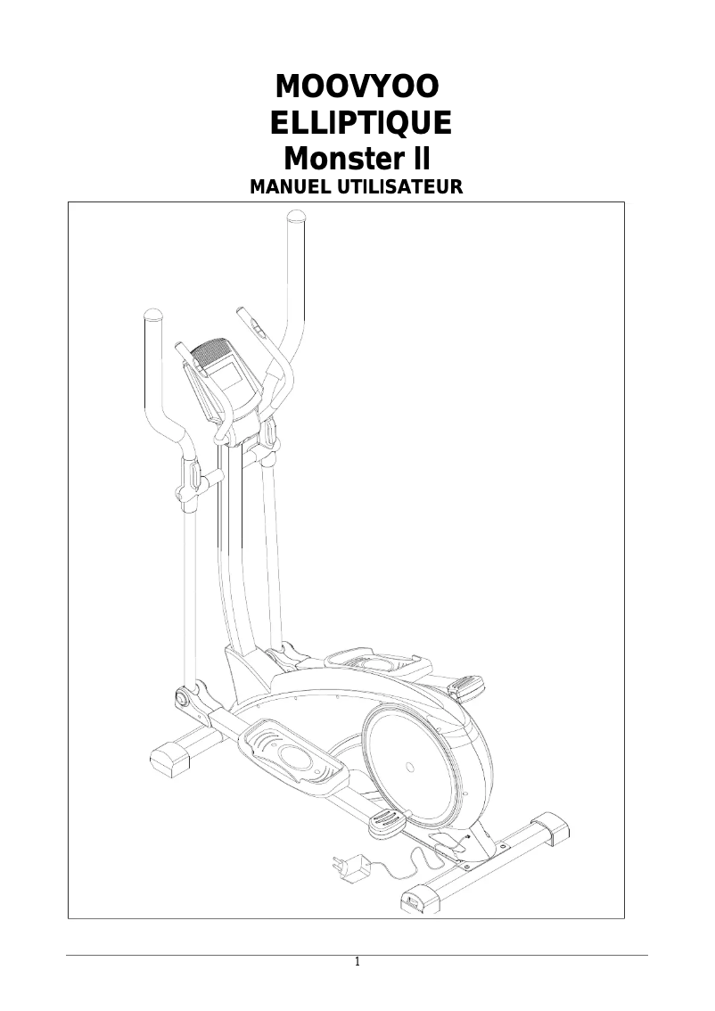 Page n°1 - Manuel utilisateur Moovyoo Monster II