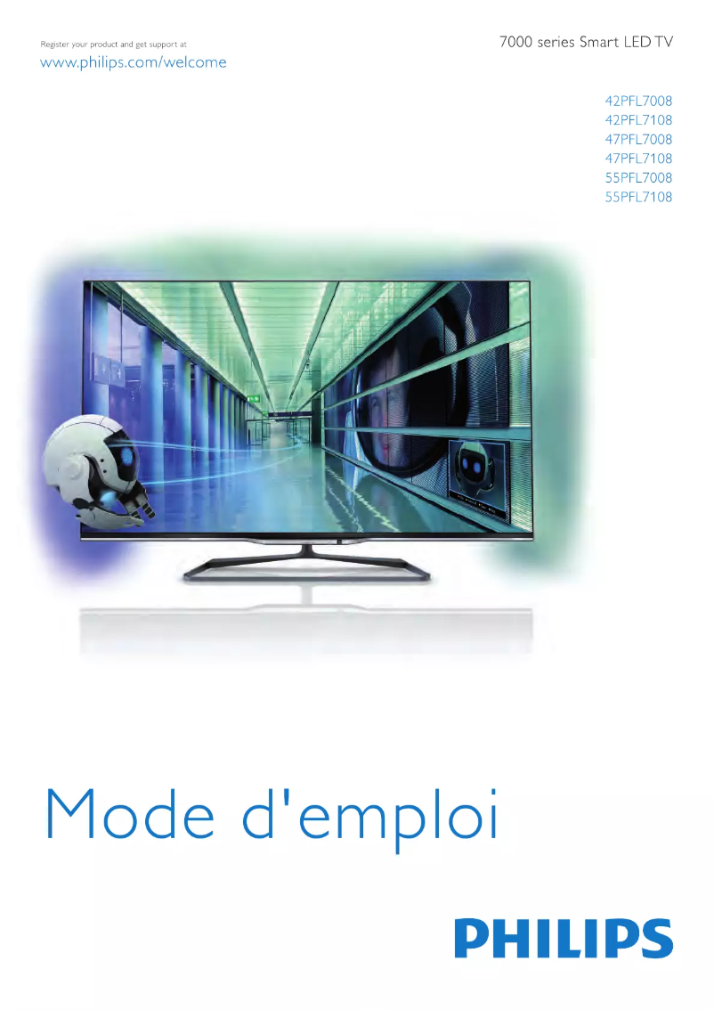 Page n°1 - Manuel utilisateur Philips 47PFL7108K