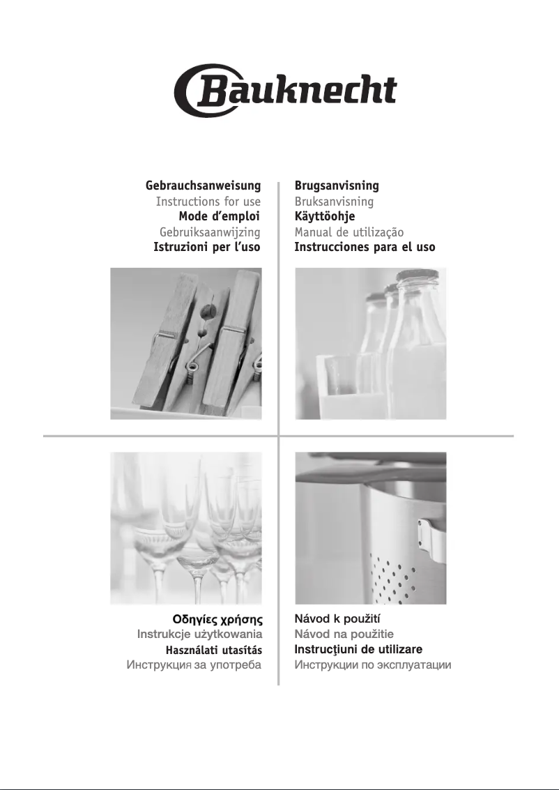 Page 1 de la notice Manuel utilisateur Bauknecht KRA 185