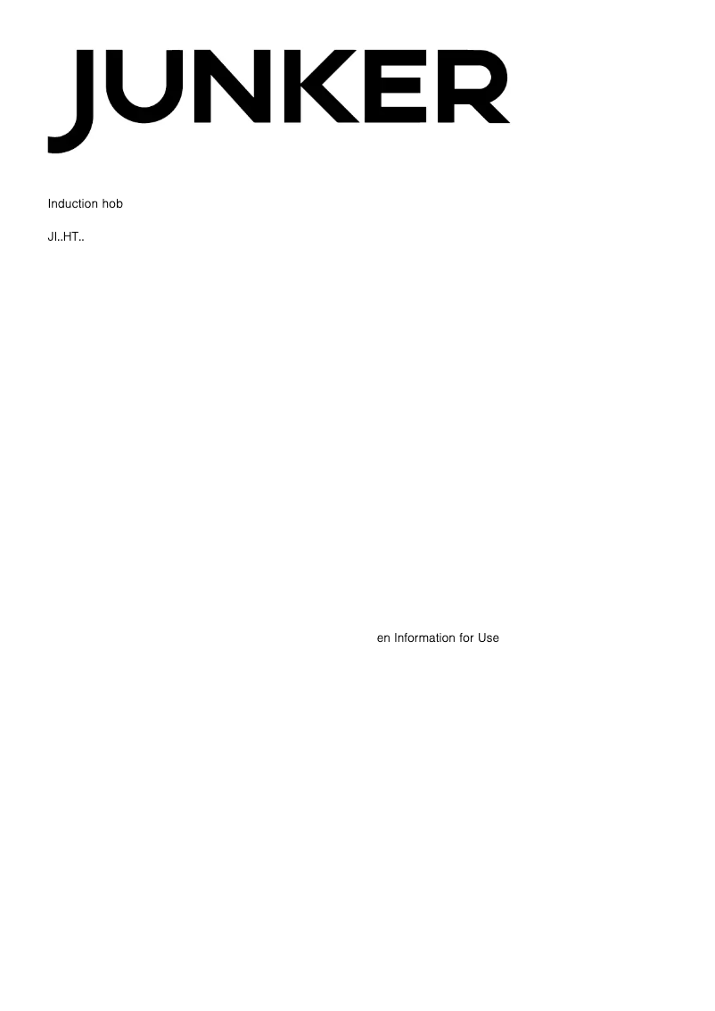 Page n°1 - Instructions / montage Junker JI36HT58