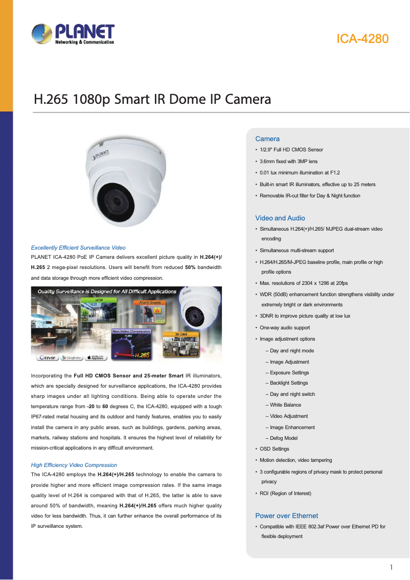 Imagen de la primera página del manual del dispositivo ICA-4280