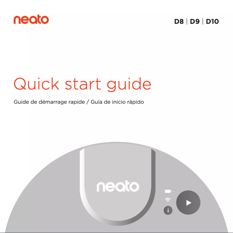 Image de la première page du manuel de l'appareil D10