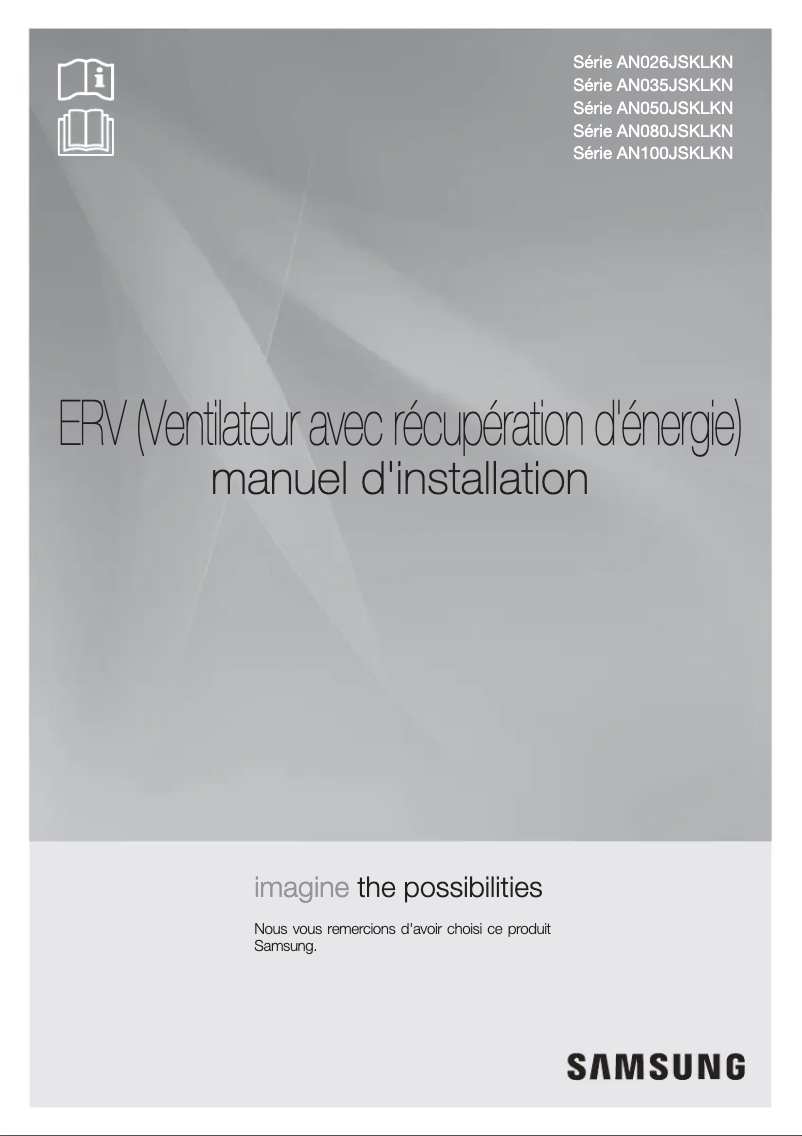 Image de la première page du manuel de l'appareil AN080JSKLKN