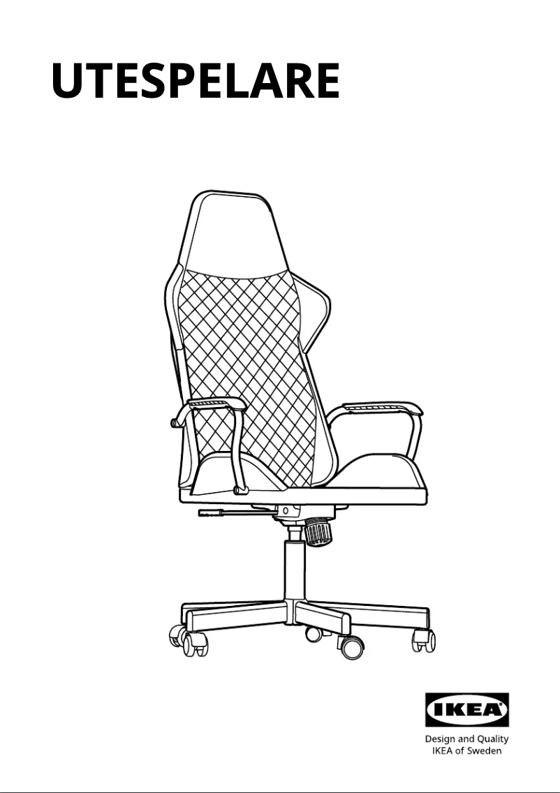 Image de la première page du manuel de l'appareil UTESPELARE 905.076.22