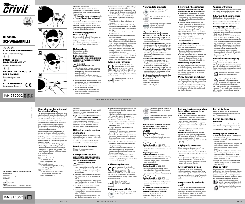 Page n°1 - Manuel utilisateur Crivit IAN 312002