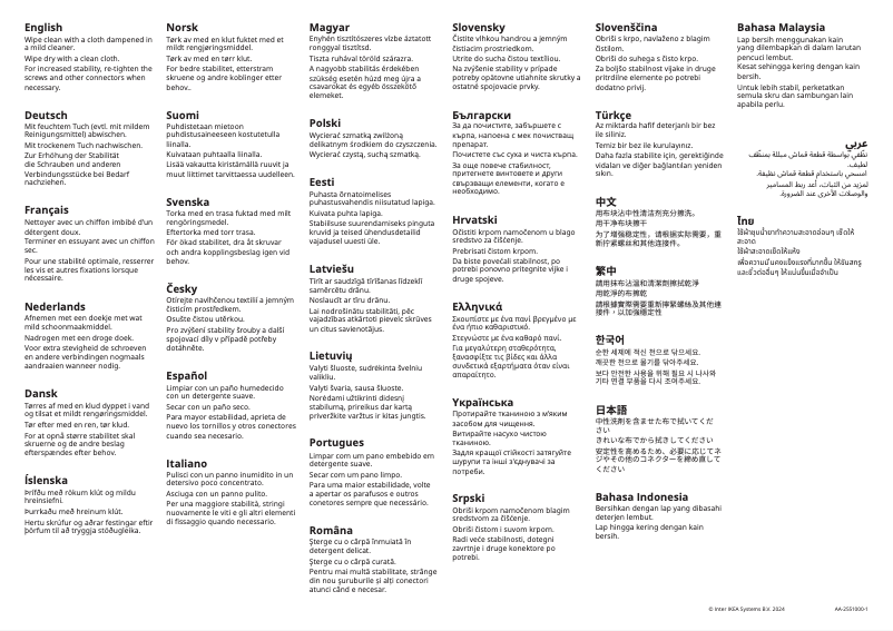 Page 1 de la notice Manuel utilisateur Ikea HEMNES 205.456.46