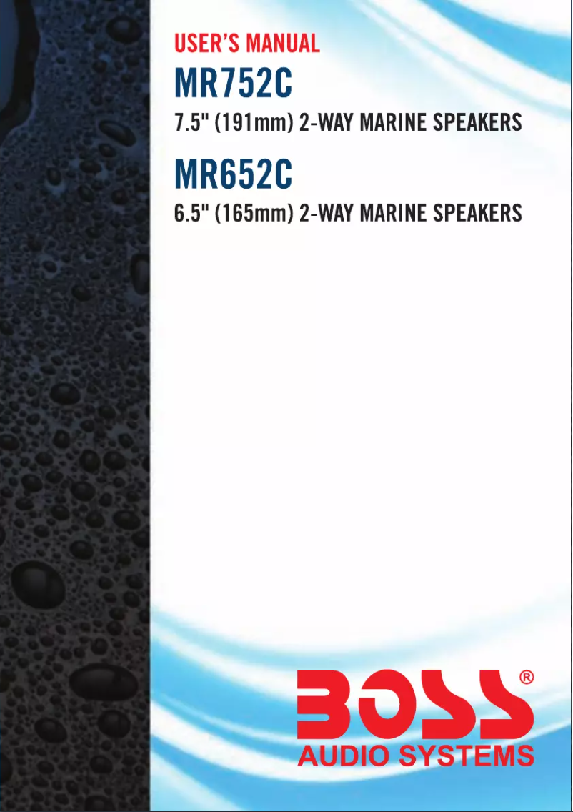 Imagen de la primera página del manual del dispositivo MR752C