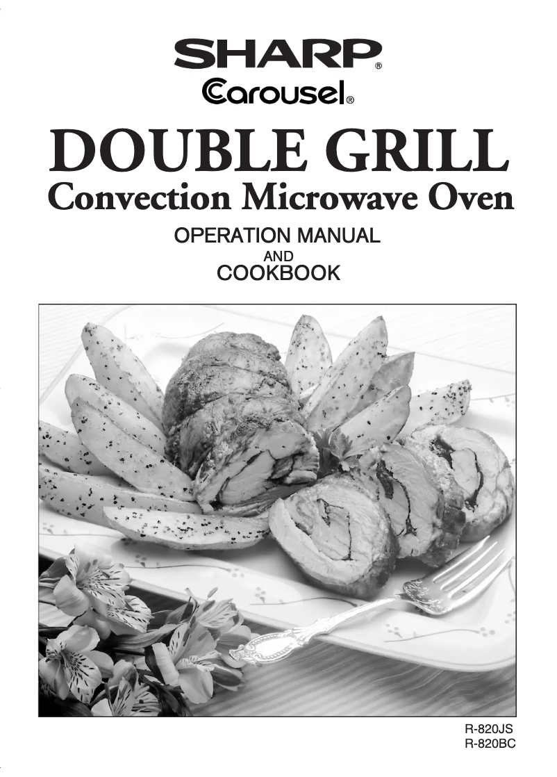 Page n°1 - Manuel utilisateur Sharp R-820JS