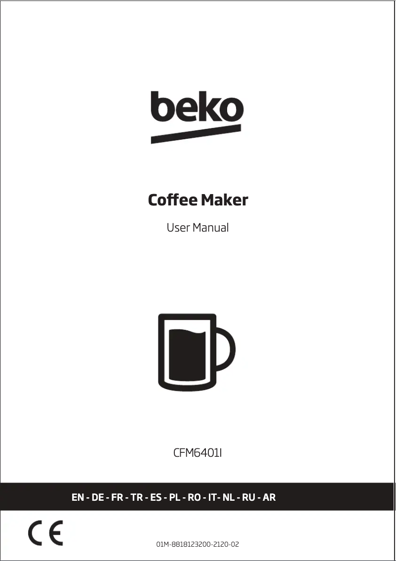 Page 1 de la notice Manuel utilisateur Beko CFM6401I