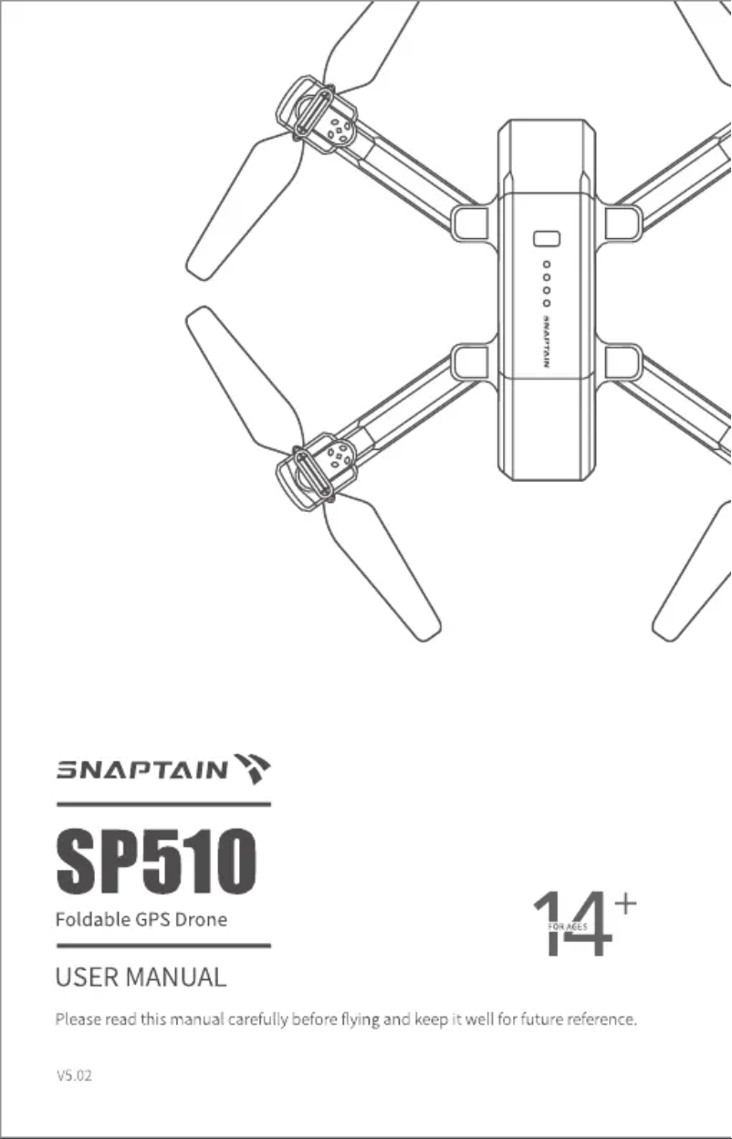 Image de la première page du manuel de l'appareil SP510