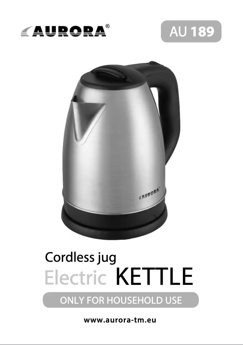 Page 1 de la notice Manuel utilisateur Aurora AU 189