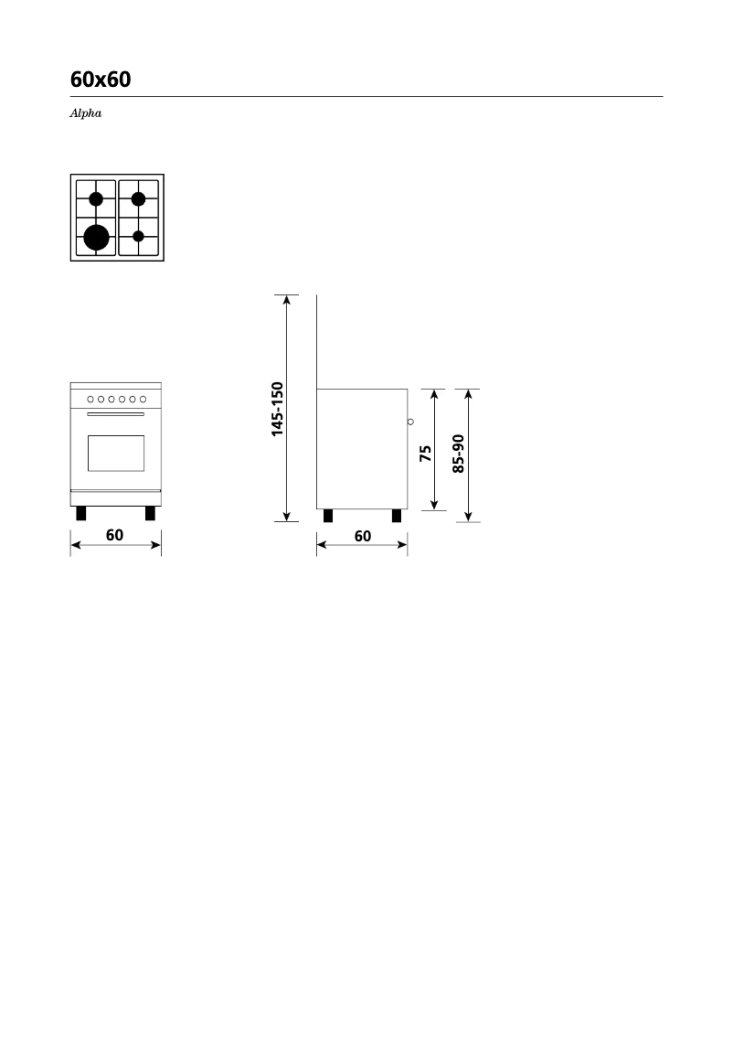 Página 1 del manual Manual de instrucciones Glem Gas A664VX