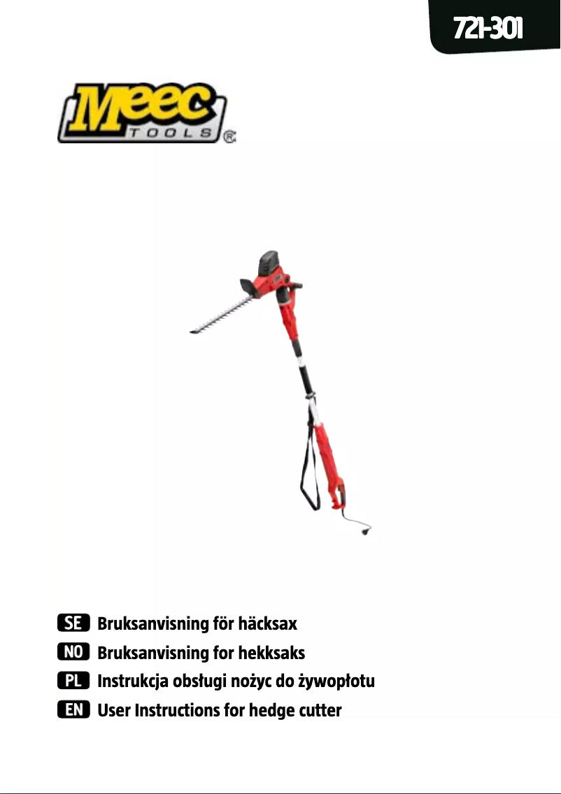 Image de la première page du manuel de l'appareil 721-301