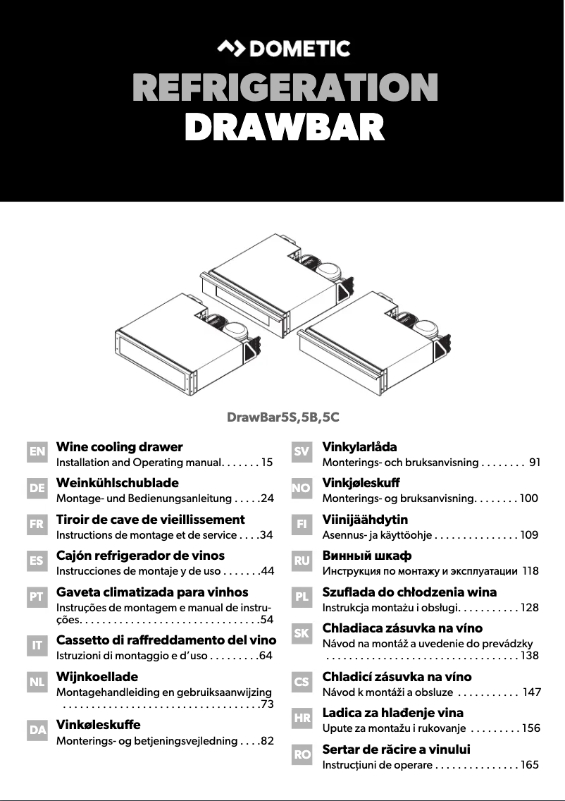 Imagen de la primera página del manual del dispositivo DrawBar 5B