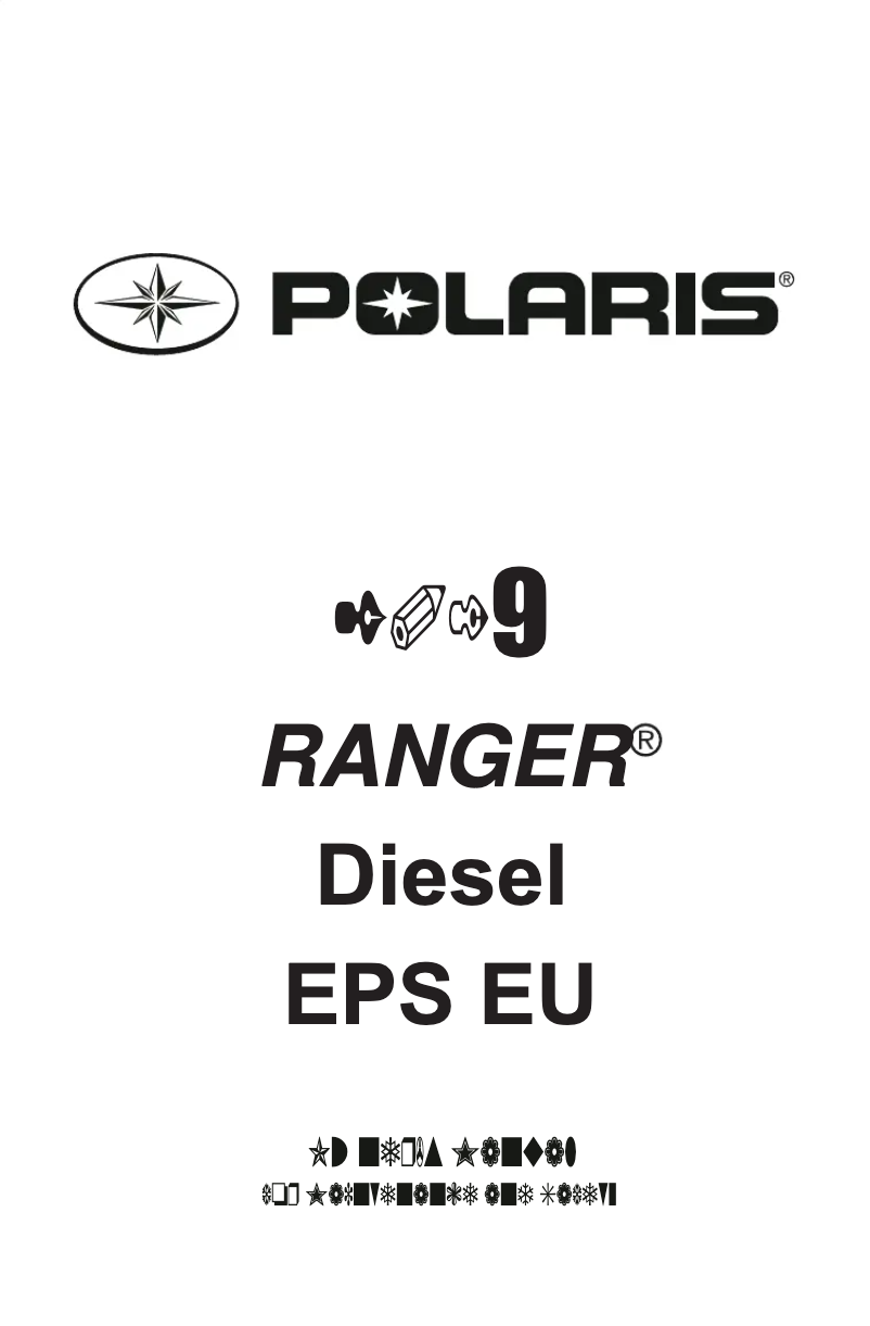 Page 1 de la notice Manuel utilisateur Polaris RANGER Diesel EPS EU (2019)