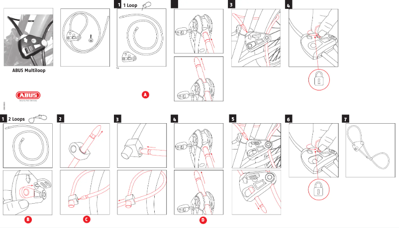 Page n°1 - Manuel utilisateur Abus Multiloop 210