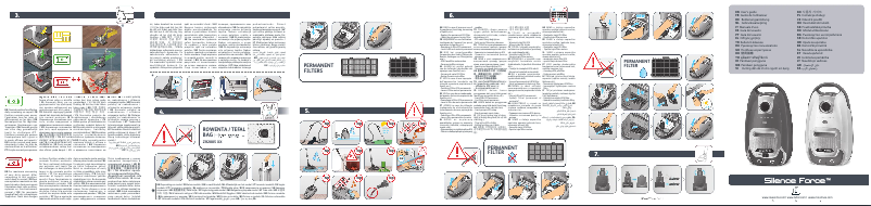 Page n°1 - Manuel utilisateur Tefal Silence Force Animal Care Pro TW6477