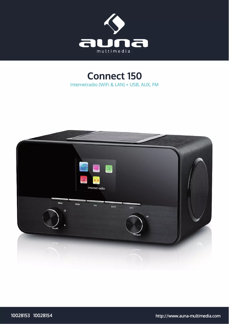 Imagen de la primera página del manual del dispositivo Connect 150