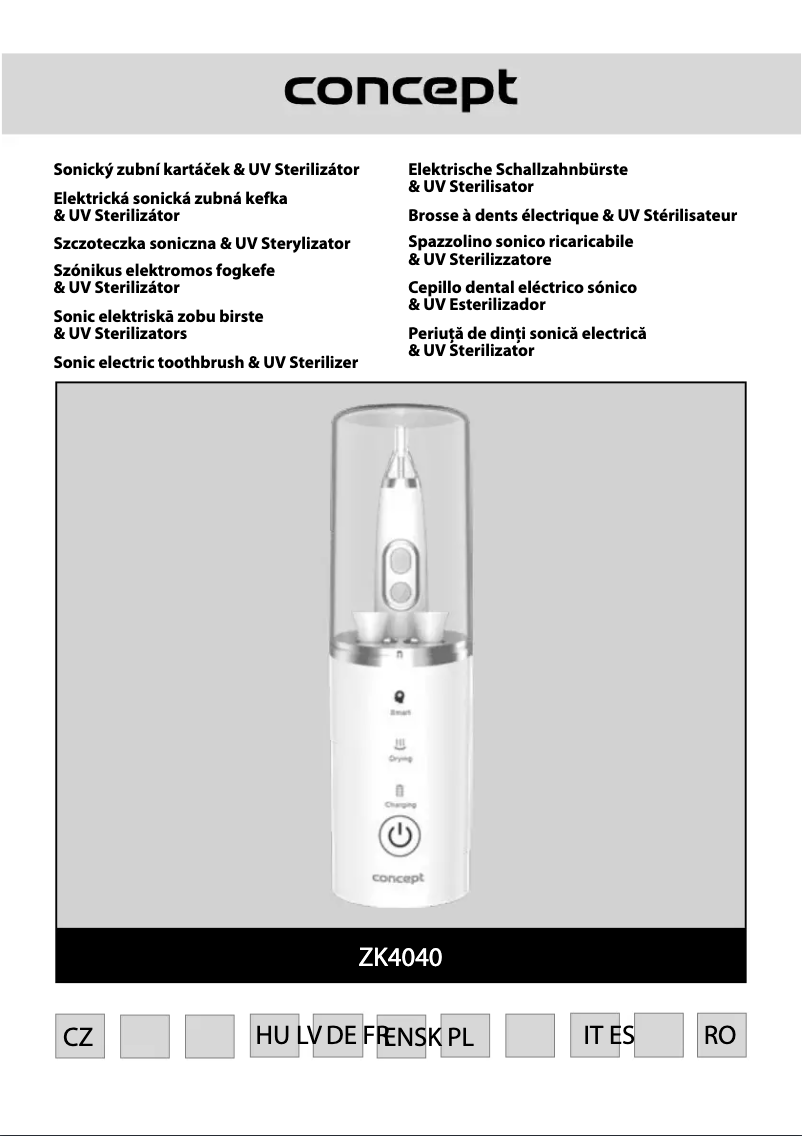 Image de la première page du manuel de l'appareil Perfect Smile ZK4040