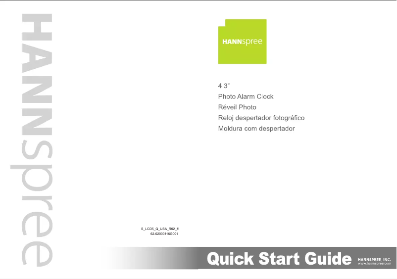 Page 1 de la notice Manuel utilisateur Hanns.G SG4311SB