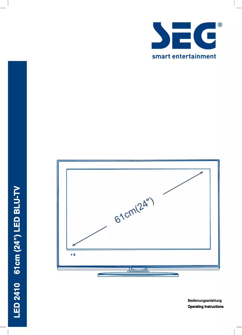 Page n°1 - Manuel utilisateur SEG LED 2410