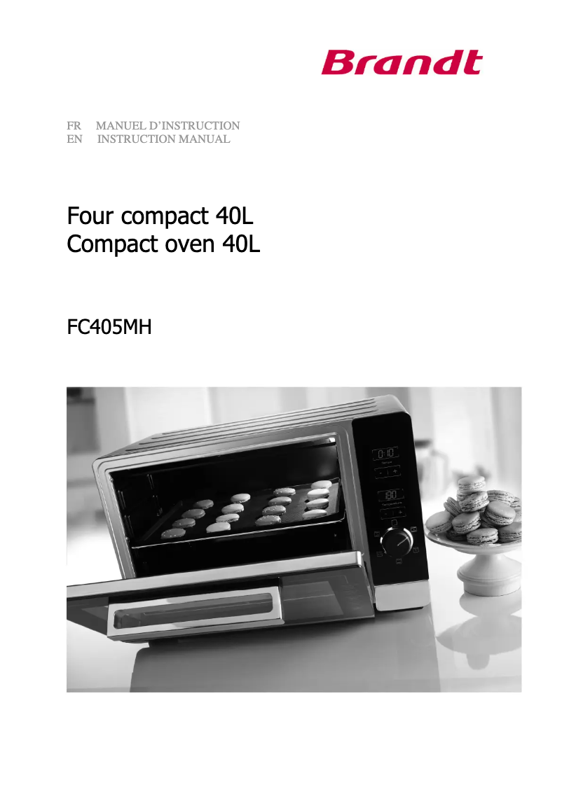 Image de la première page du manuel de l'appareil FC405MHW