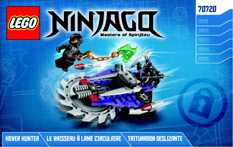 Page 1 de la notice Manuel utilisateur Lego Ninjago 70720