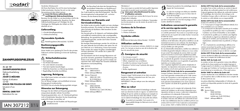 Página 1 del manual Manual de usuario Zoofari IAN 307212