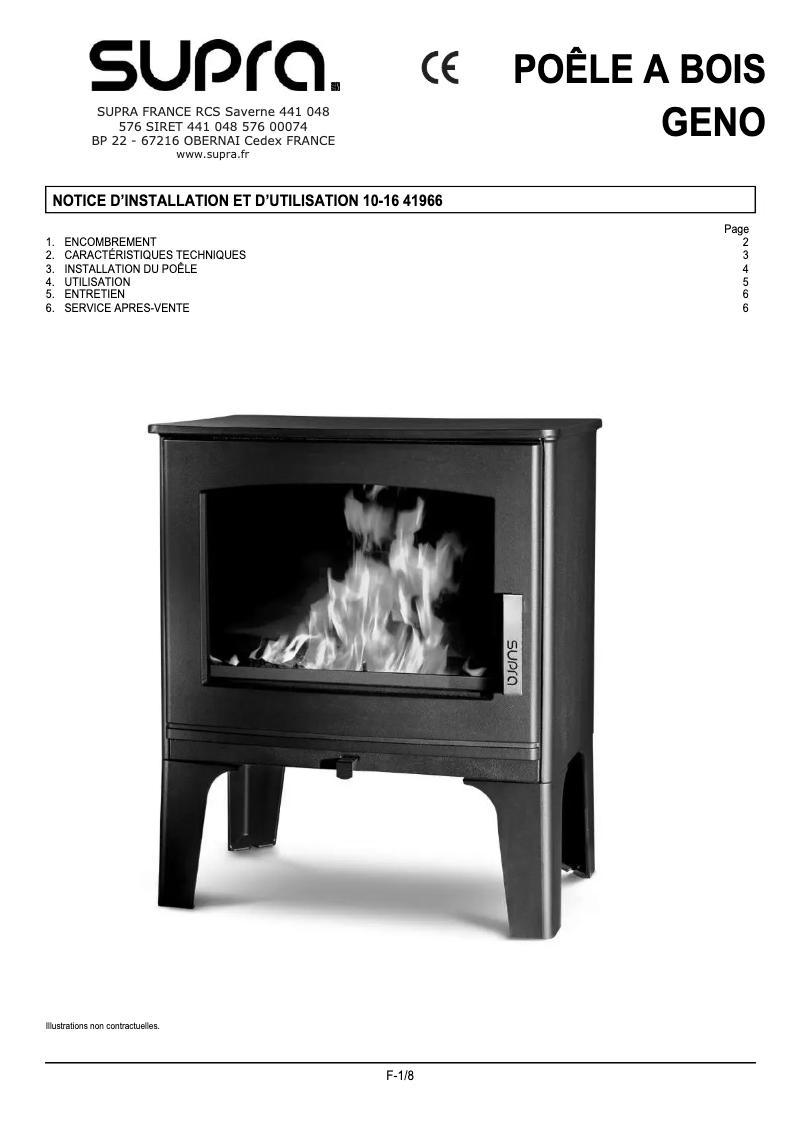 Página 1 del manual Manual de usuario Supra GENO