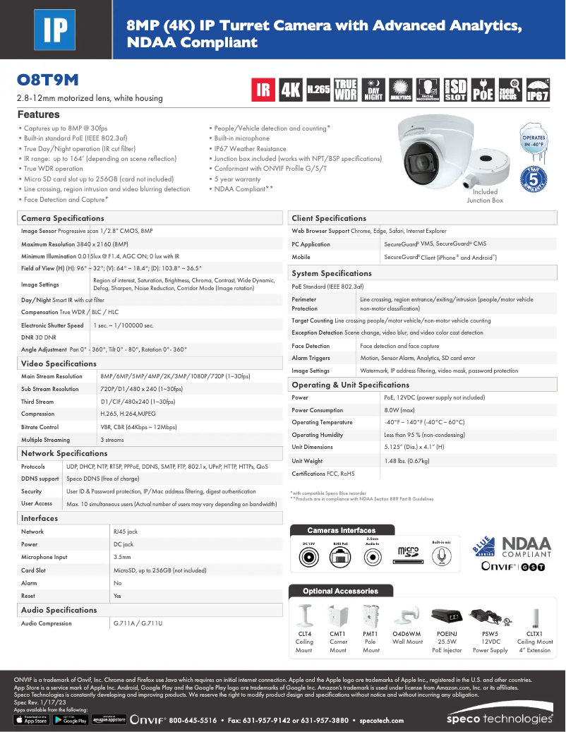 Image de la première page du manuel de l'appareil O8T9M