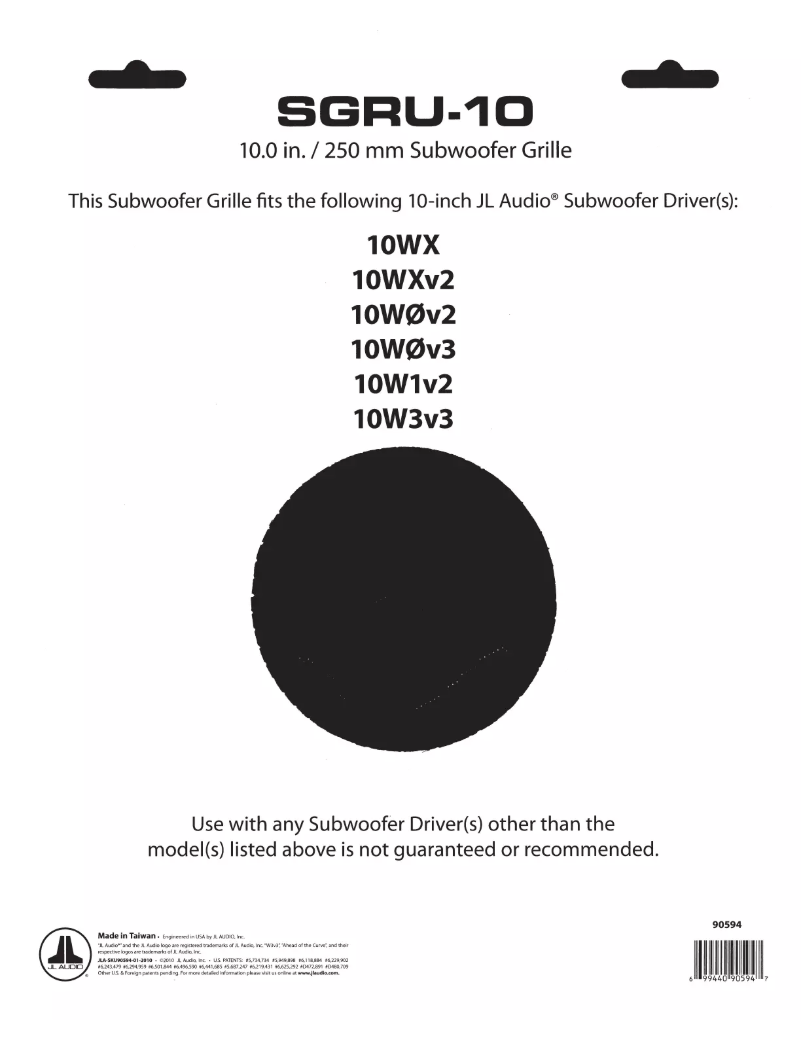 Image de la première page du manuel de l'appareil SGRU-10