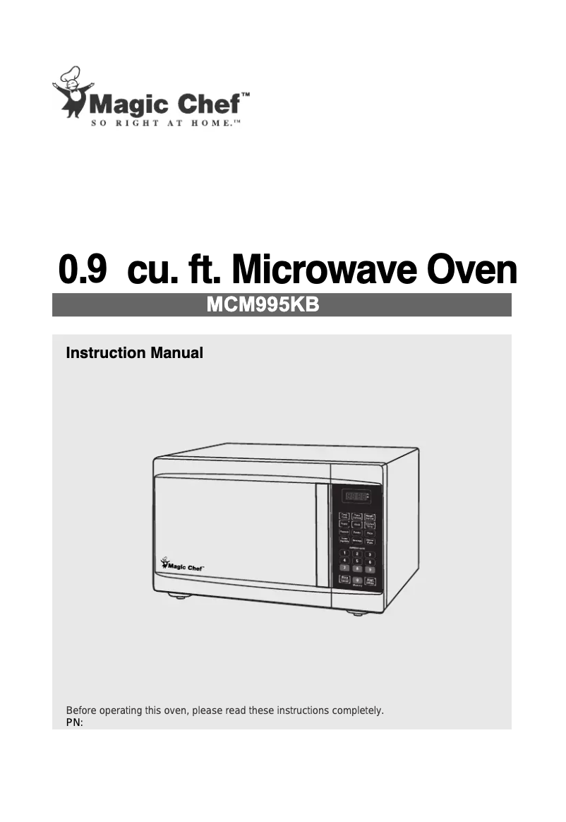 Image de la première page du manuel de l'appareil MCM995KB