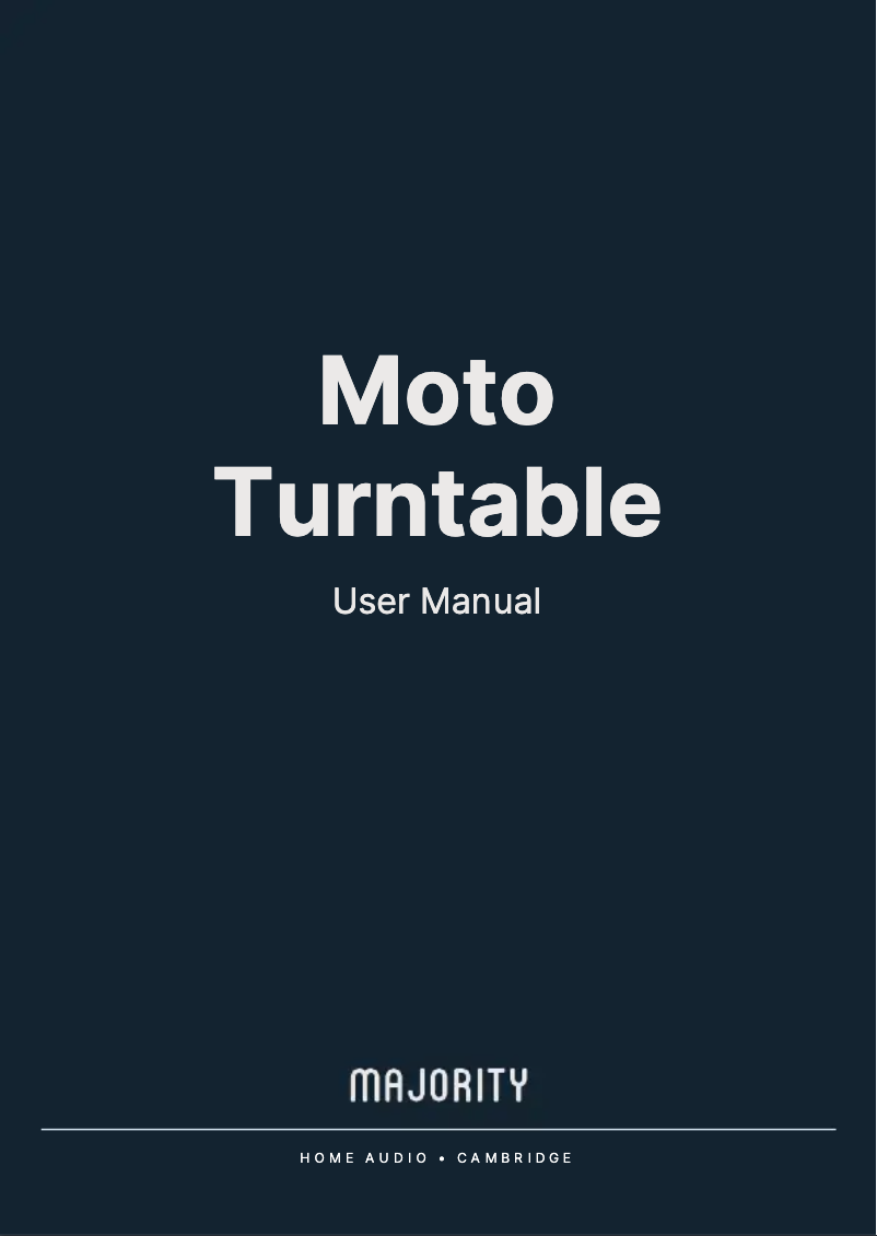 Page n°1 - Manuel utilisateur Majority Moto