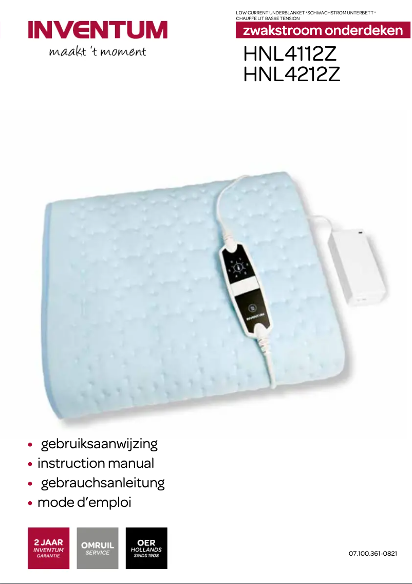 Page 1 de la notice Manuel utilisateur Inventum HNL4112Z