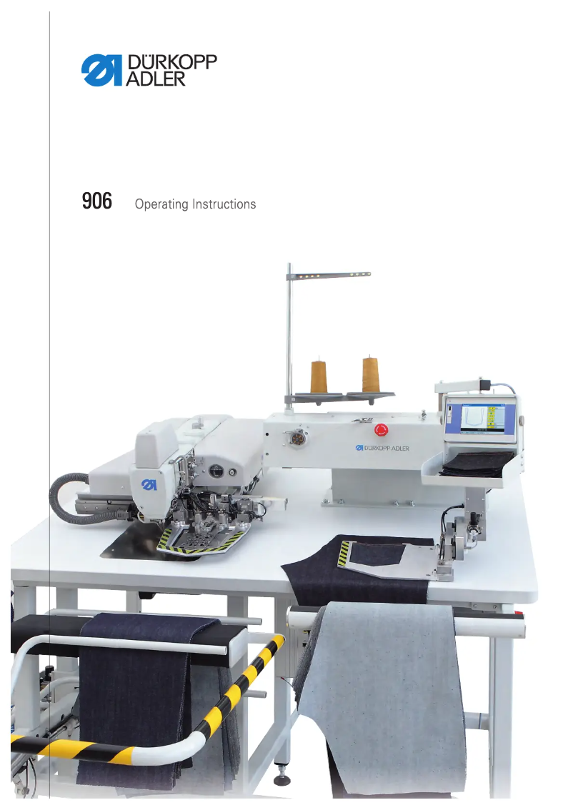 Page n°1 - Manuel utilisateur Dürkopp Adler 906-10