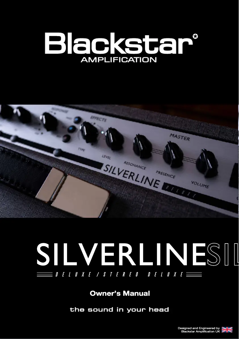 Page 1 de la notice Manuel utilisateur Blackstar Silverline