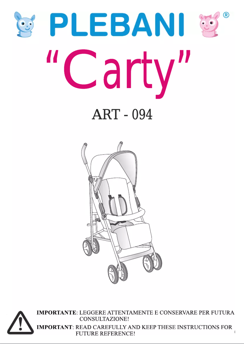 Image de la première page du manuel de l'appareil Carty