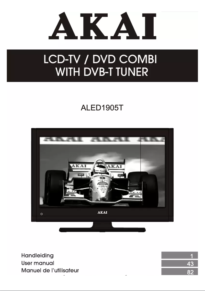 Image de la première page du manuel de l'appareil ALED1905TWE