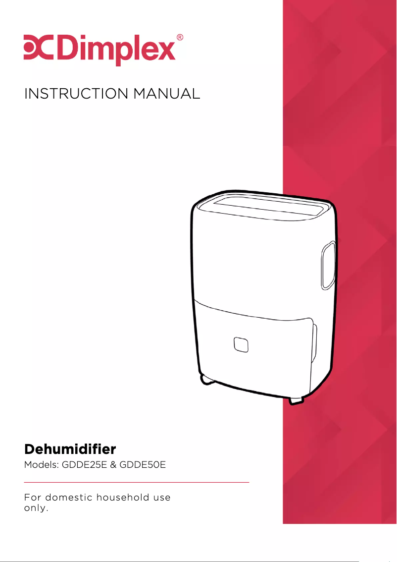 Page 1 de la notice Manuel utilisateur Dimplex GDDE25E