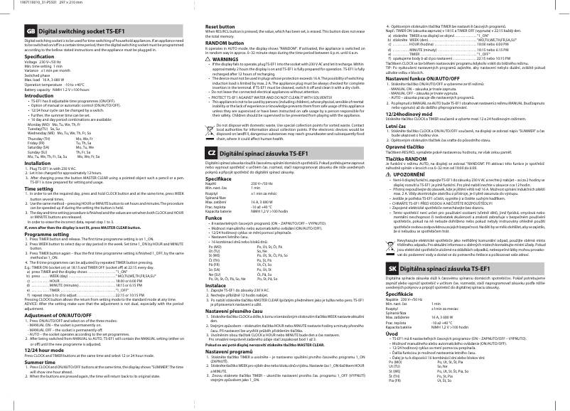 Página 1 del manual Manual de usuario Emos P5501