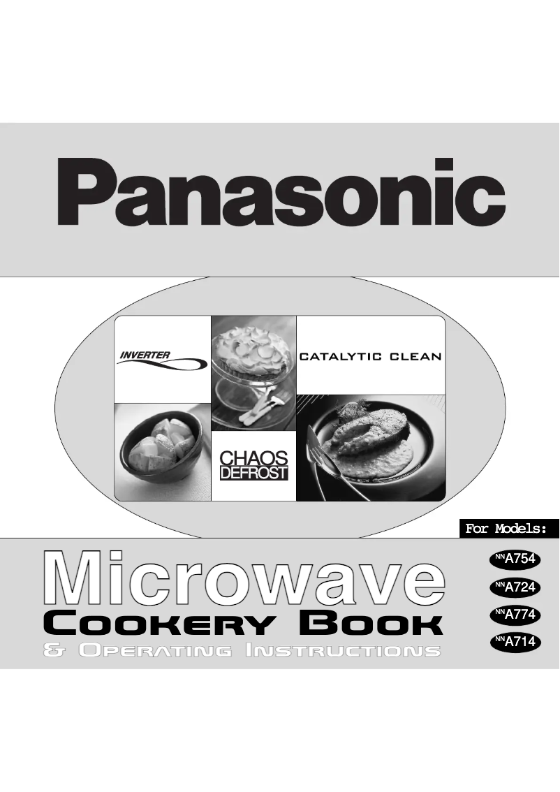 Página 1 del manual Manual de usuario Panasonic NN-A754