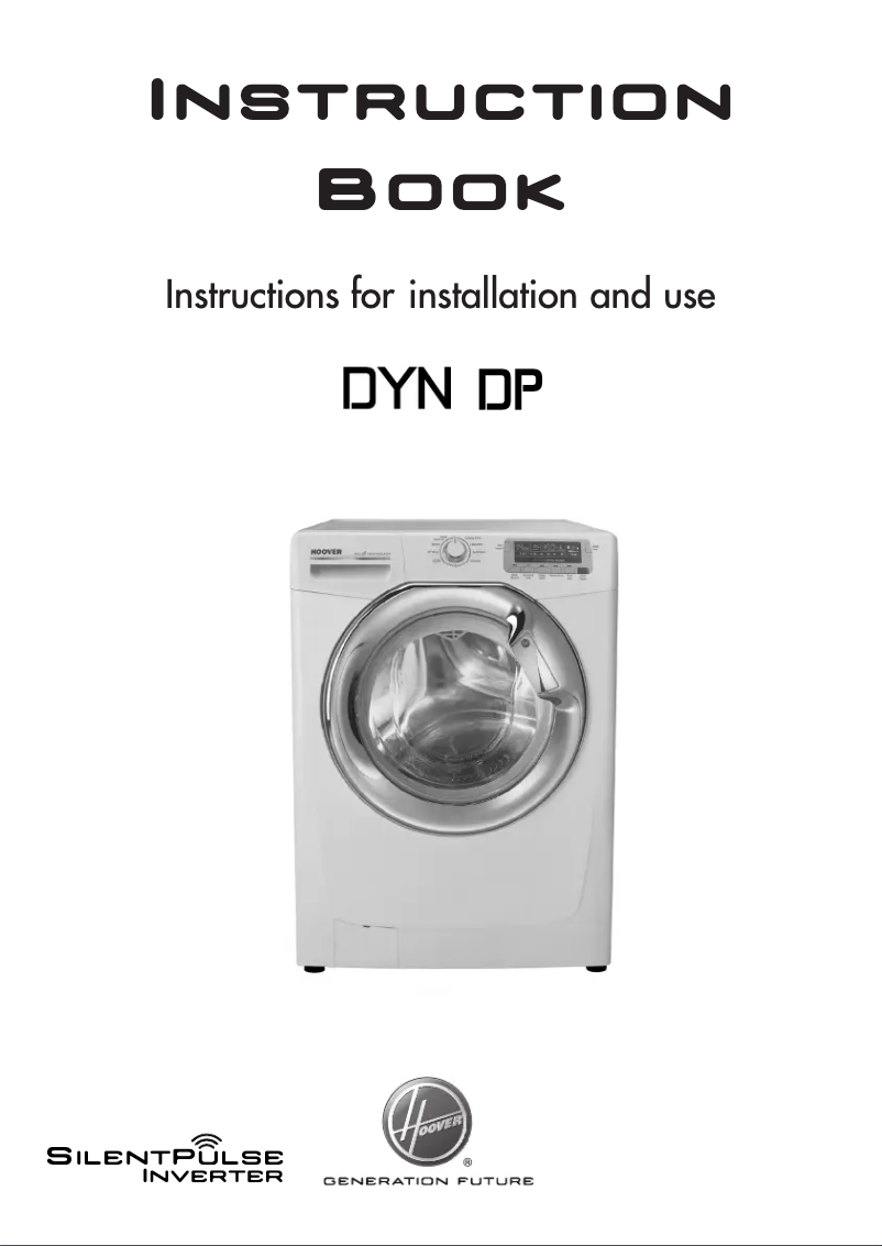 Page 1 de la notice Manuel utilisateur Hoover DYN 148DPM/1-80