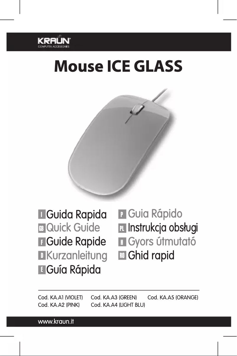 Page 1 de la notice Manuel utilisateur Kraun KA.A3