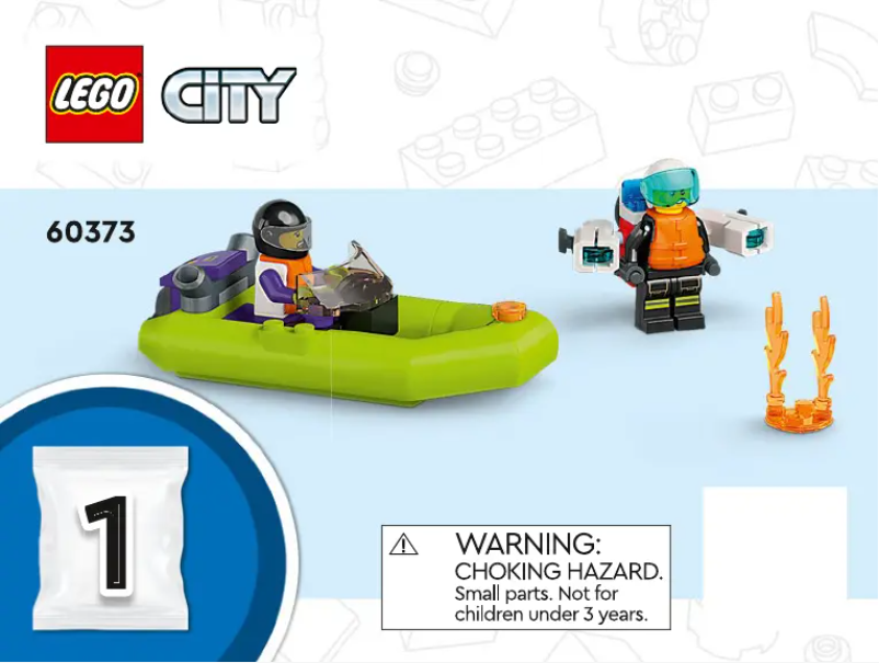 Page n°1 - Consignes visuelles Lego City 60373