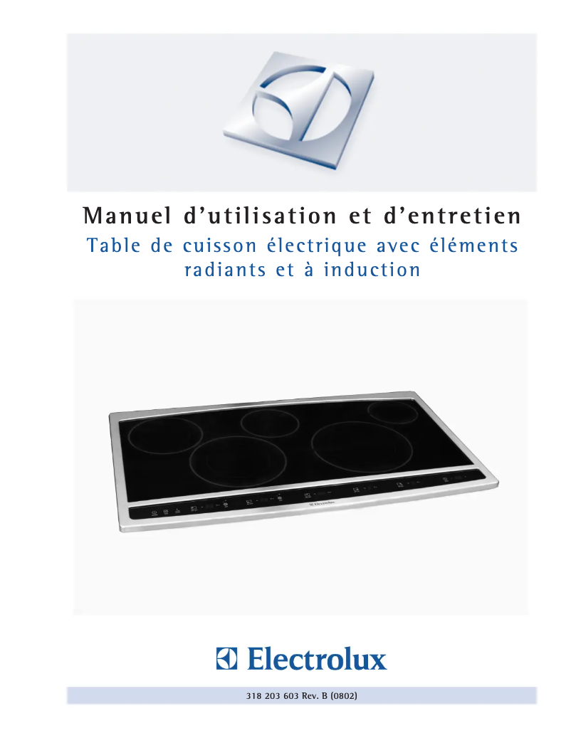 Image de la première page du manuel de l'appareil EW30CC55GS
