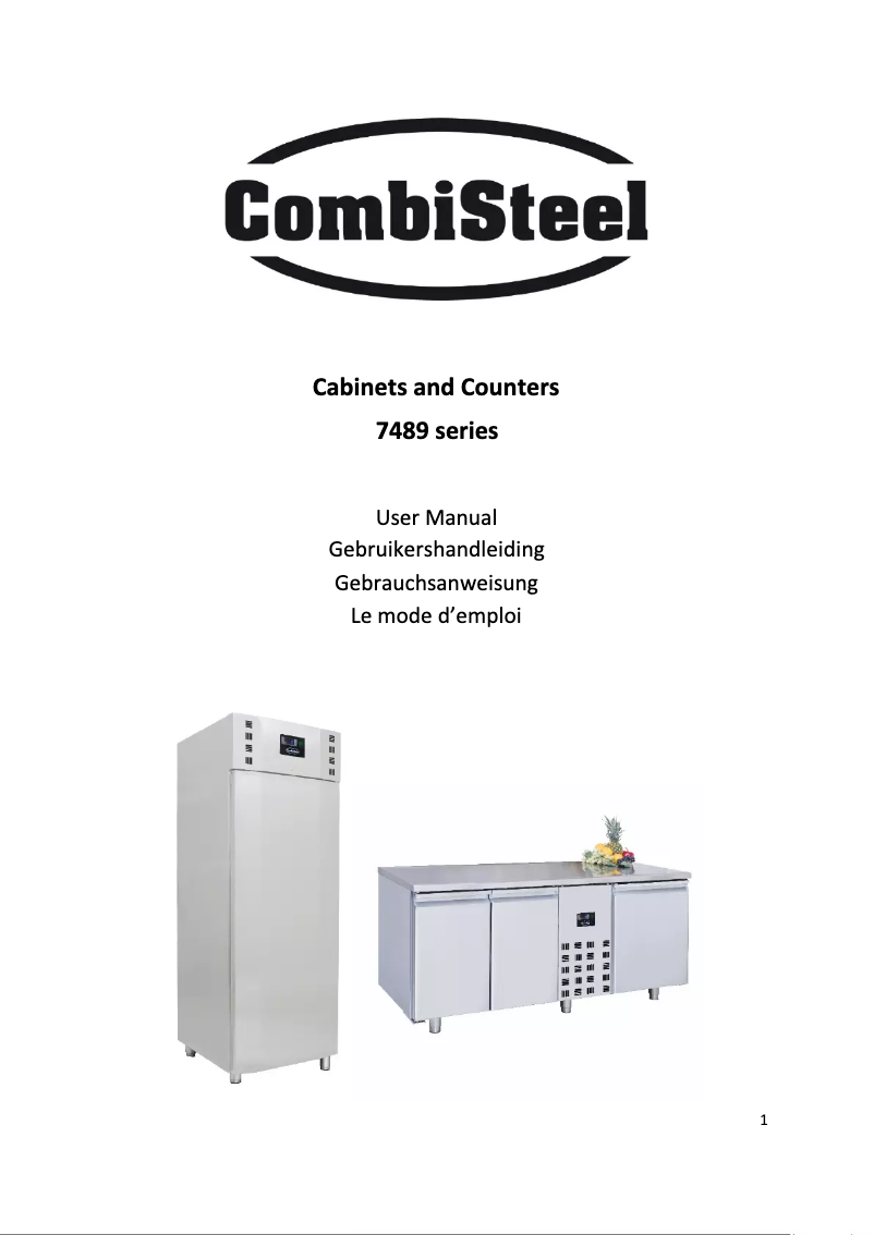 Page 1 de la notice Manuel utilisateur CombiSteel 7489.5060