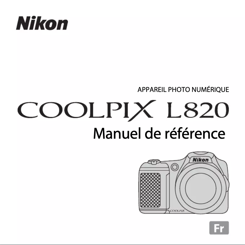 Image de la première page du manuel de l'appareil Coolpix L820