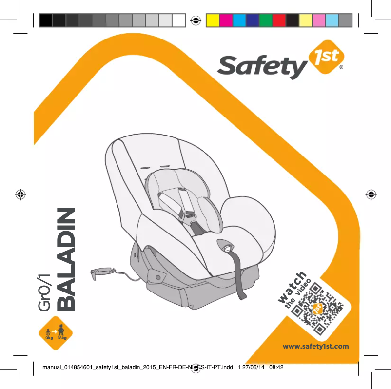 Image de la première page du manuel de l'appareil Baladin